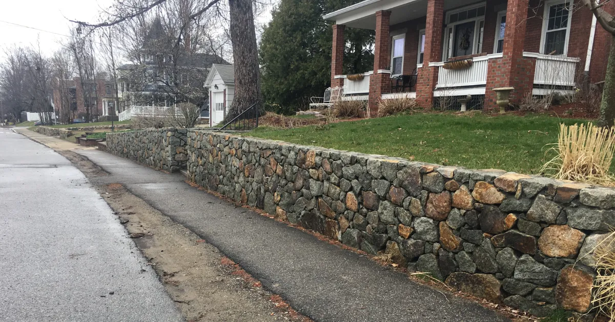 Custom paver patio in Topsfield, MA