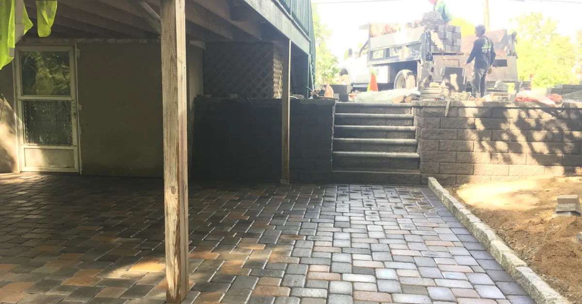 Custom patio design near MarketStreet